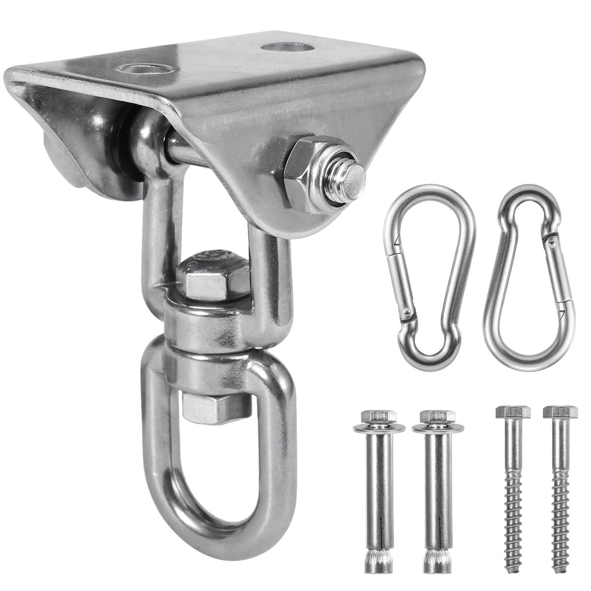 1 Pack Heavy Duty Swing Hangers Set 360° Swivel Swing