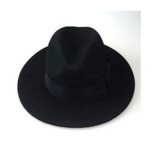 Superior Fedora Cow Boy Hat (Black)