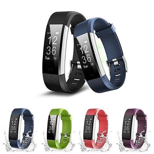 ID115PLUS HR Heart Rate Smart Bracelet Movement Pedometer Sleep Monitoring Smart Remind Life Waterproof