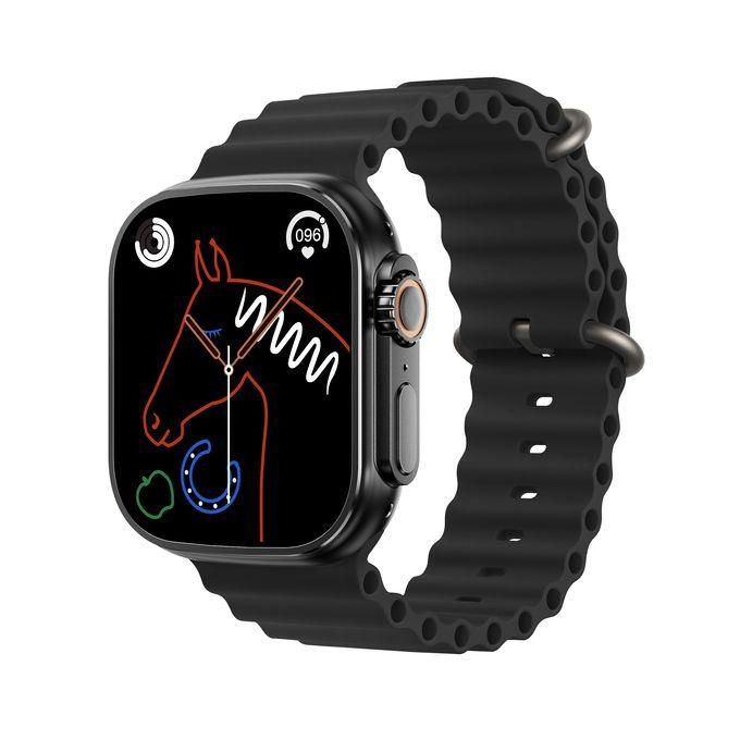 Ultra 8 NFC Black Smart Watch Men Women Waterproof Watch for Ios Android
