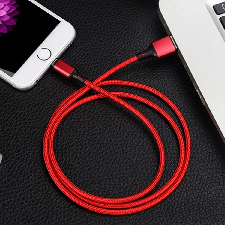 4 PCS Type-C Fast Charge Data Cable, Length: 1.5m (Red)