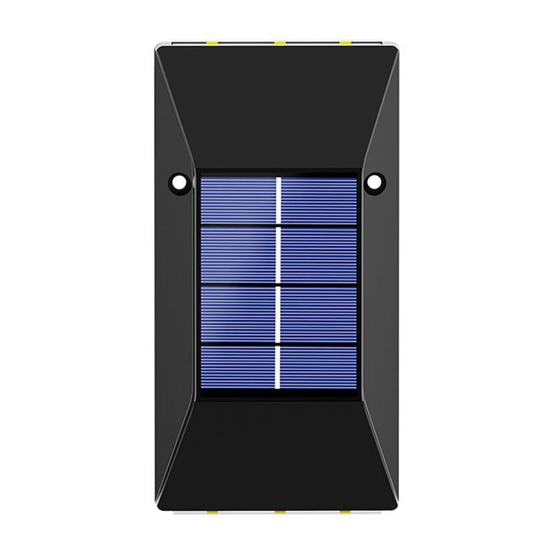 2PCS Outdoor Solar Light LED Waterproof Decoration Wall Lamp For Fence Porch Country Balcony House Garden Street Lighting - White