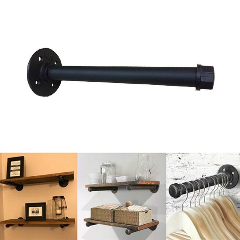 Hanging Potted Plant Wall Shelf Water Pipe Shelf 12inch