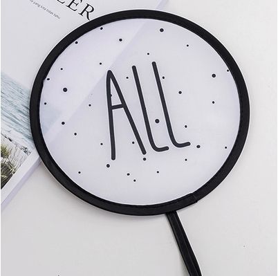 Gift Decor Decorative Children Ice Nylon Pattern Cool Foldable Party Hand Fans For Fan Cream Cartoon Design