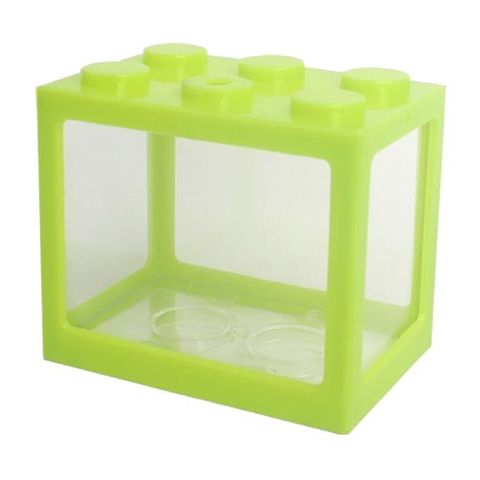 Aquarium Fish Tank Mini Building Blocks Spider Box Home Decor Green