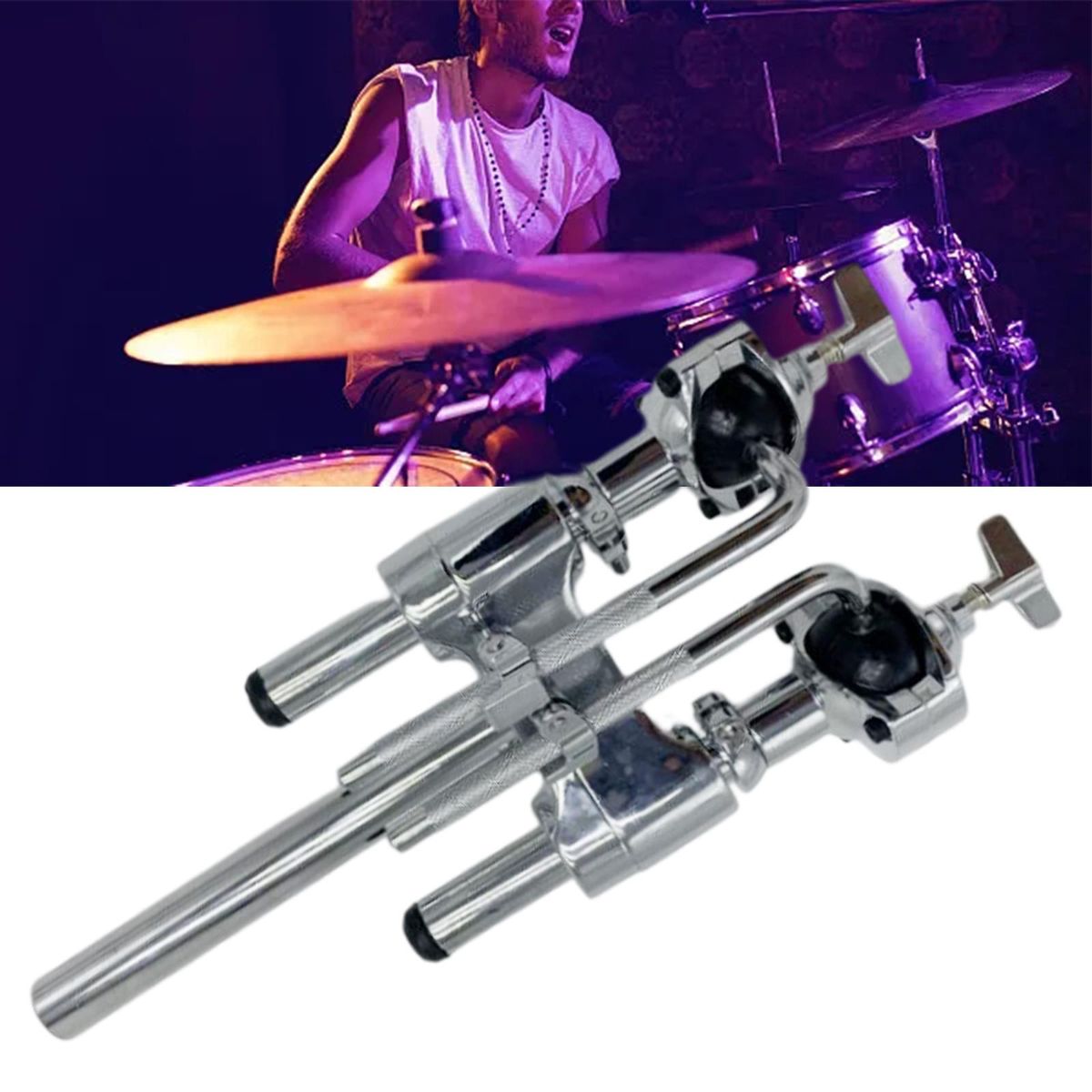 Tom Drum Mount Stand Double Tom Holder For Percussion