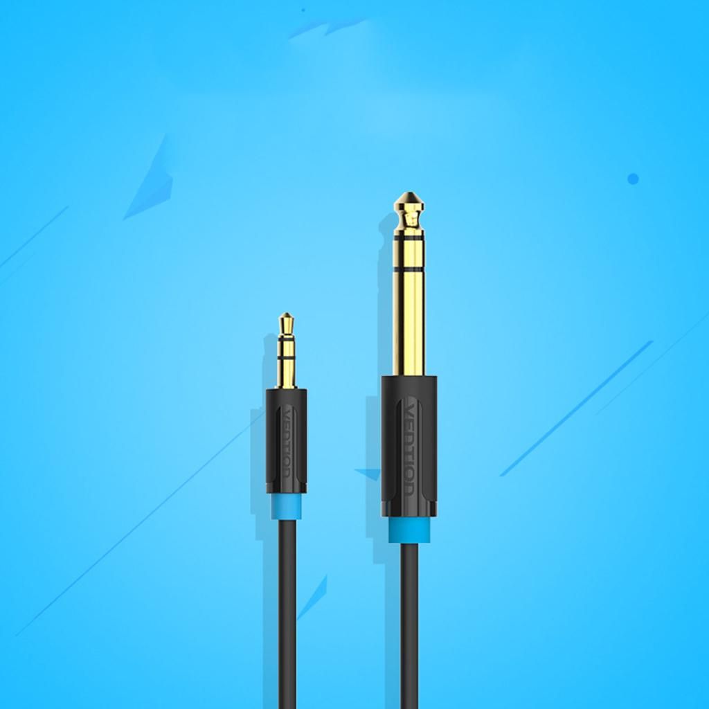 3.5mm To 6.5 / 6.35mm Male To Male Auxiliary Cable Adapter For Mixer