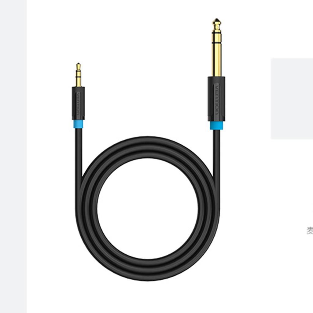 3.5mm To 6.5 / 6.35mm Male To Male Auxiliary Cable Adapter For Mixer