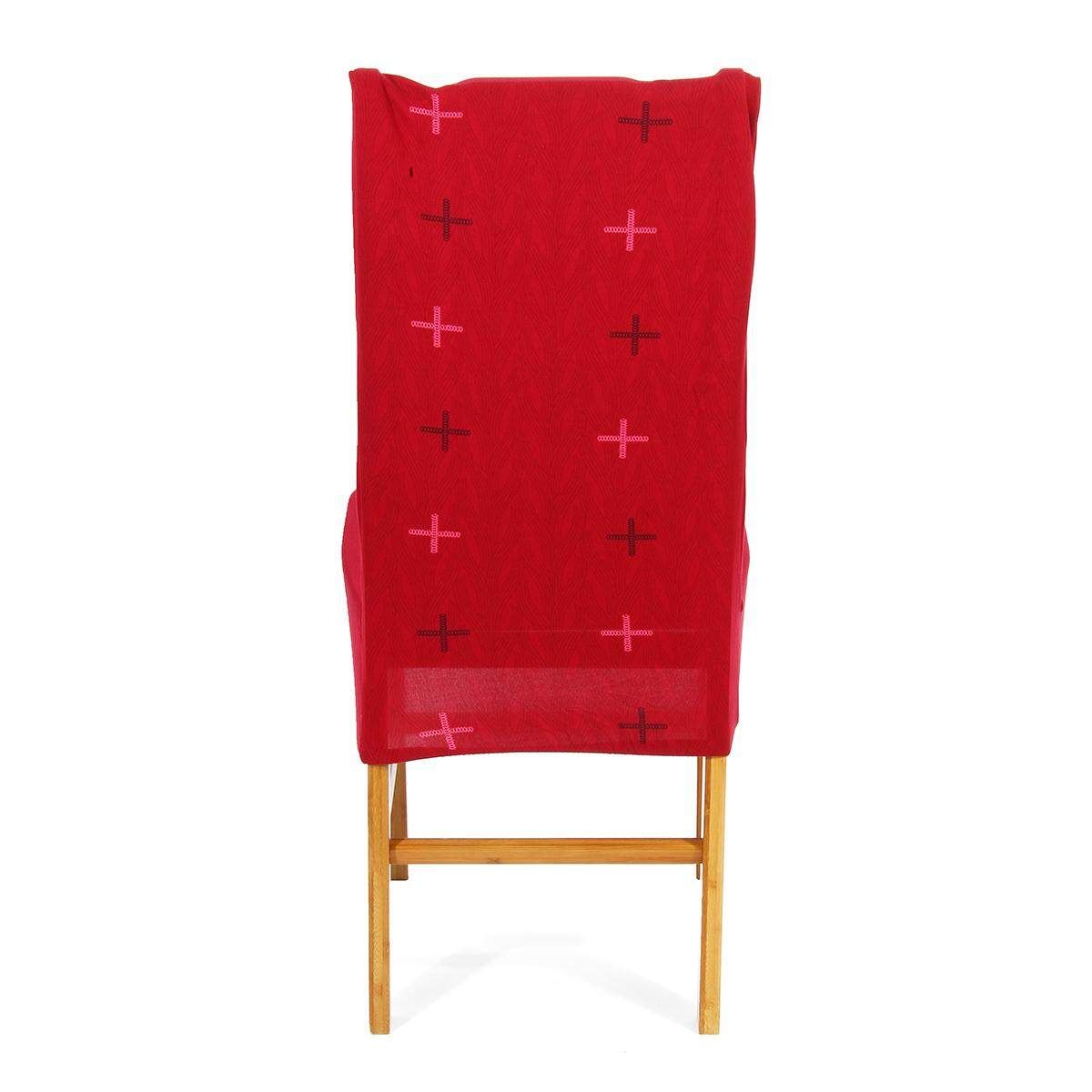 Dining Room Banquet Removable Dining Chair Seat Cover Party Decor Elastic Force