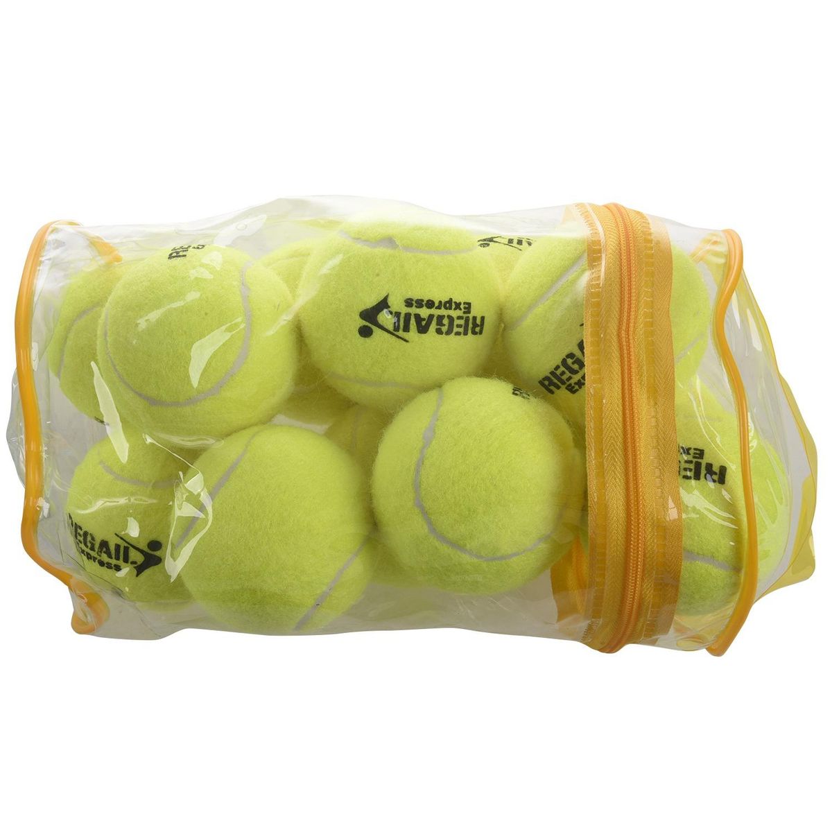 Regail 12Pcs Tennis Ball Natural Rubber Competition Tennis