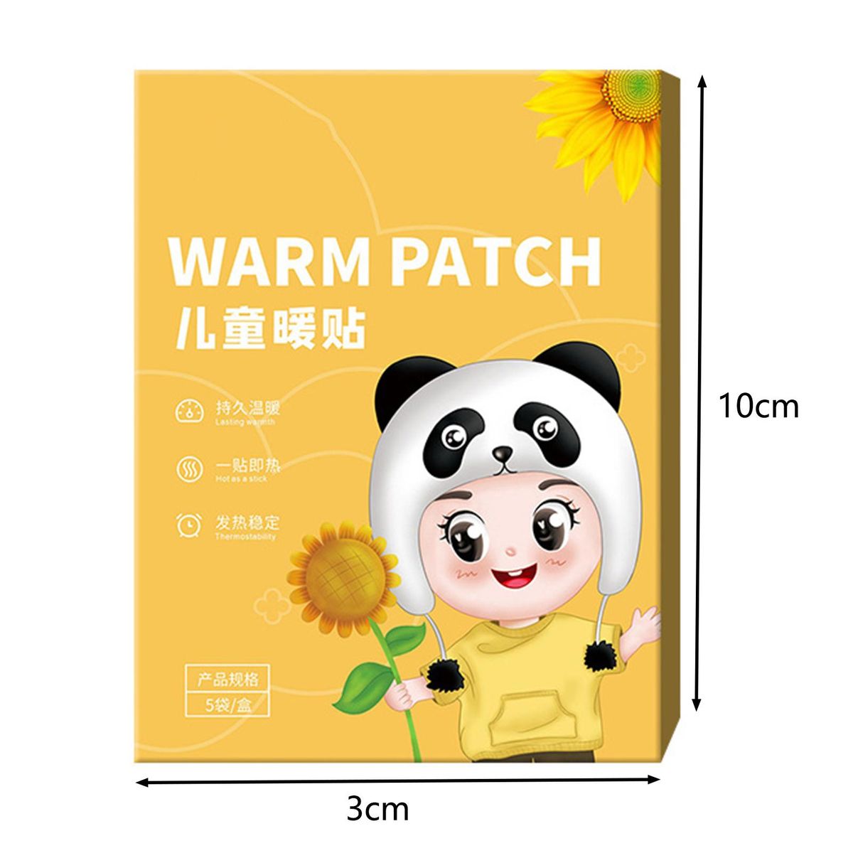 5PcsBox Baby Warm Patches Foot Hand Body Warm Stickers