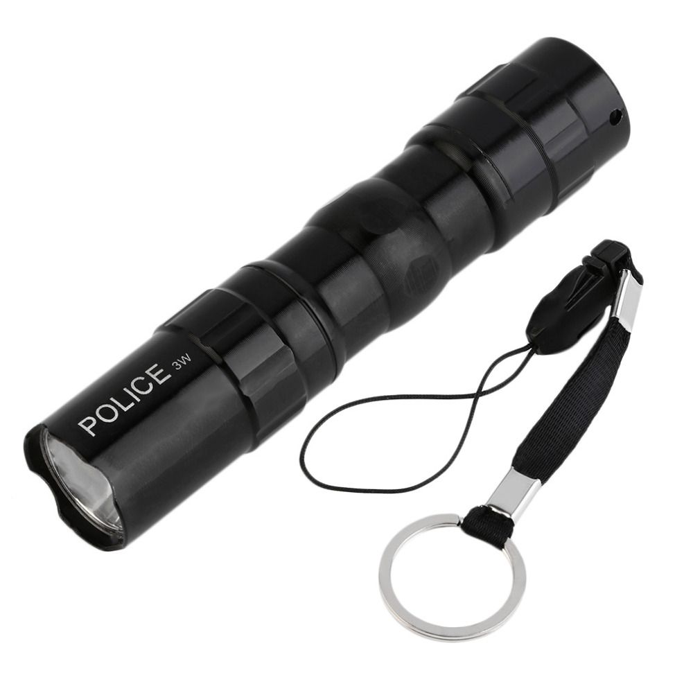 3w Police Led Flashlight T6 Waterproof Shock Resistant Led