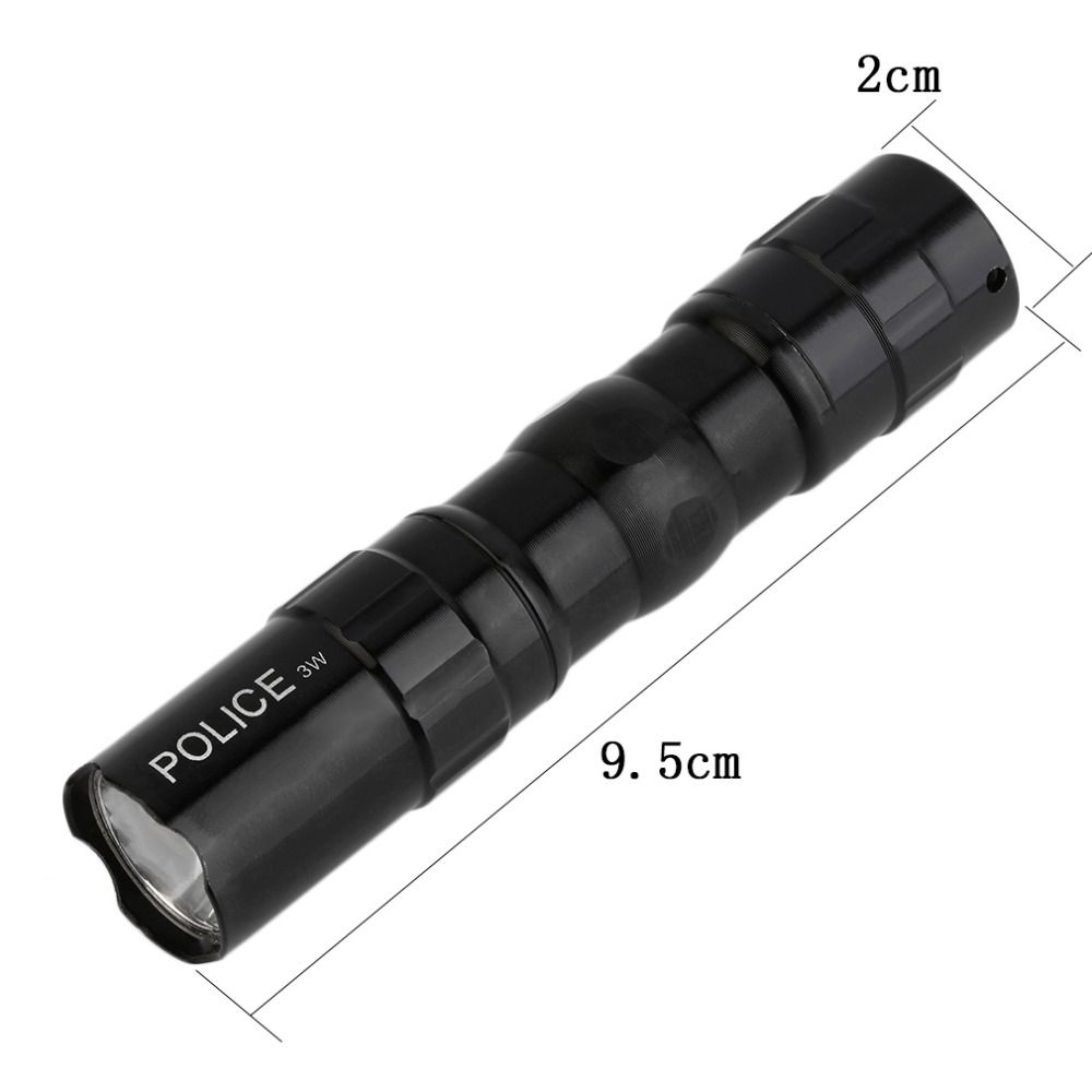 3w Police Led Flashlight T6 Waterproof Shock Resistant Led