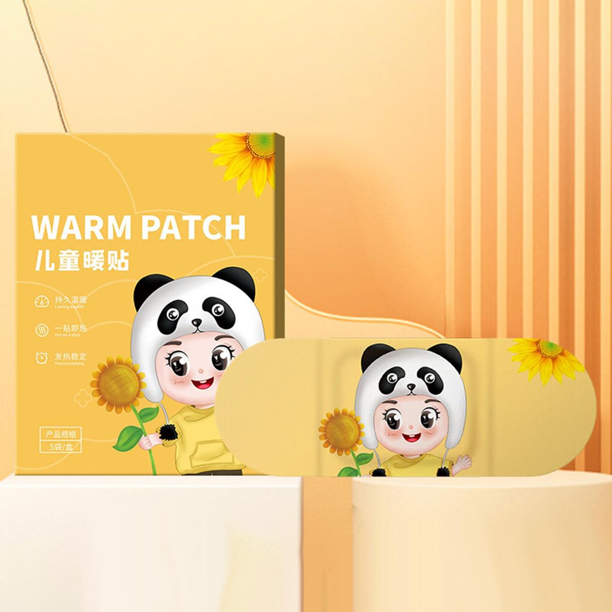 5PcsBox Warm Baby Stickers Foot Hand Body Warm Stickers