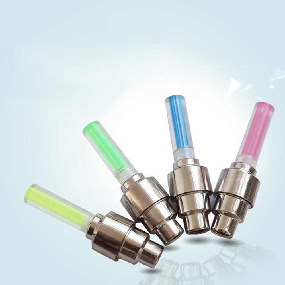 Bike Light with No Battery Mountain Road Bike Bicycle Lights LEDS Tyre Tire Valve Caps Wheel Spokes LED Light BL0157