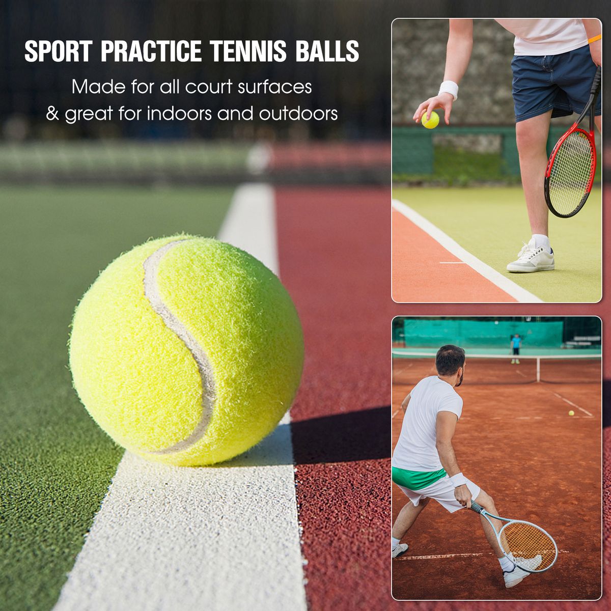 12 Packs Pressure Matching And Training Tennis Balls