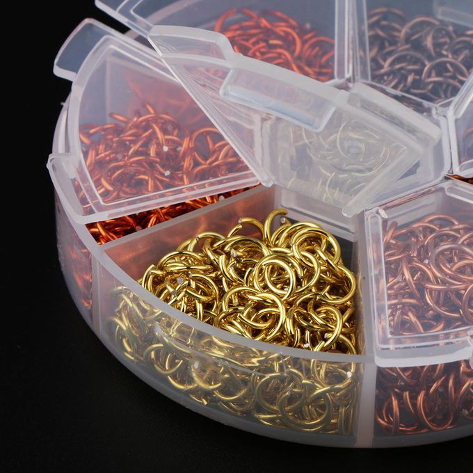 Colorful Aluminum Wire Open Jump Rings For Jewelry Making 4