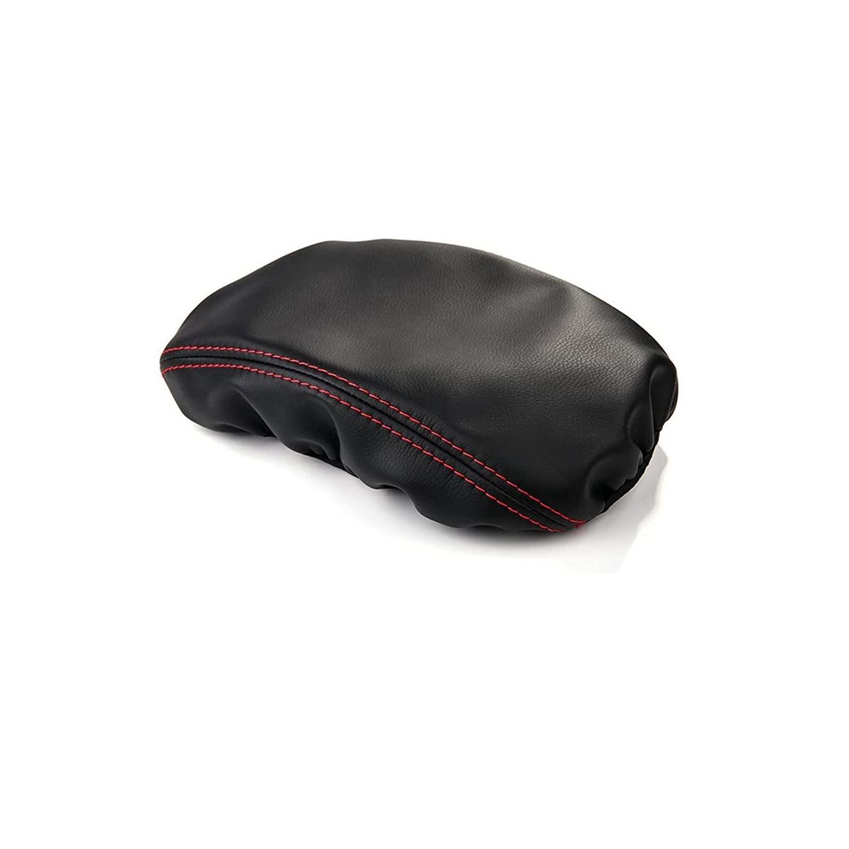 Black Microfiber Leather Interior Center Control Armrest