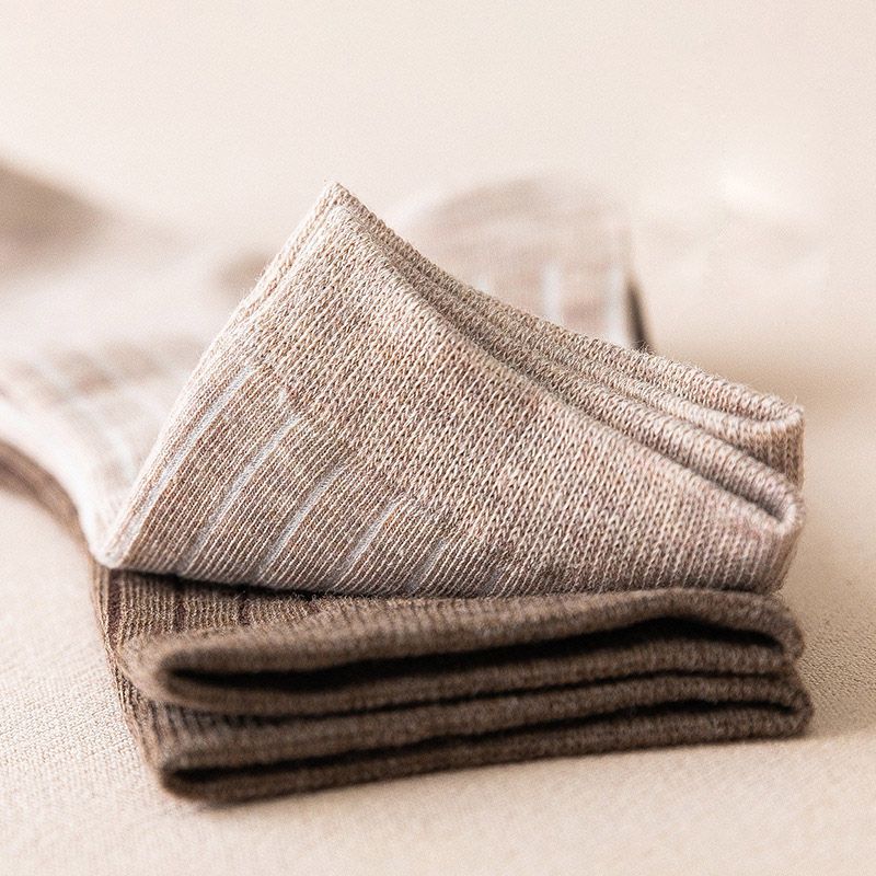 Men Spring Autumn Retro Socks,Casual Cotton Sock（8 Pair）
