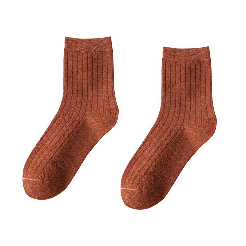 Men Spring Autumn Retro Socks,Casual Cotton Sock（8 Pair）