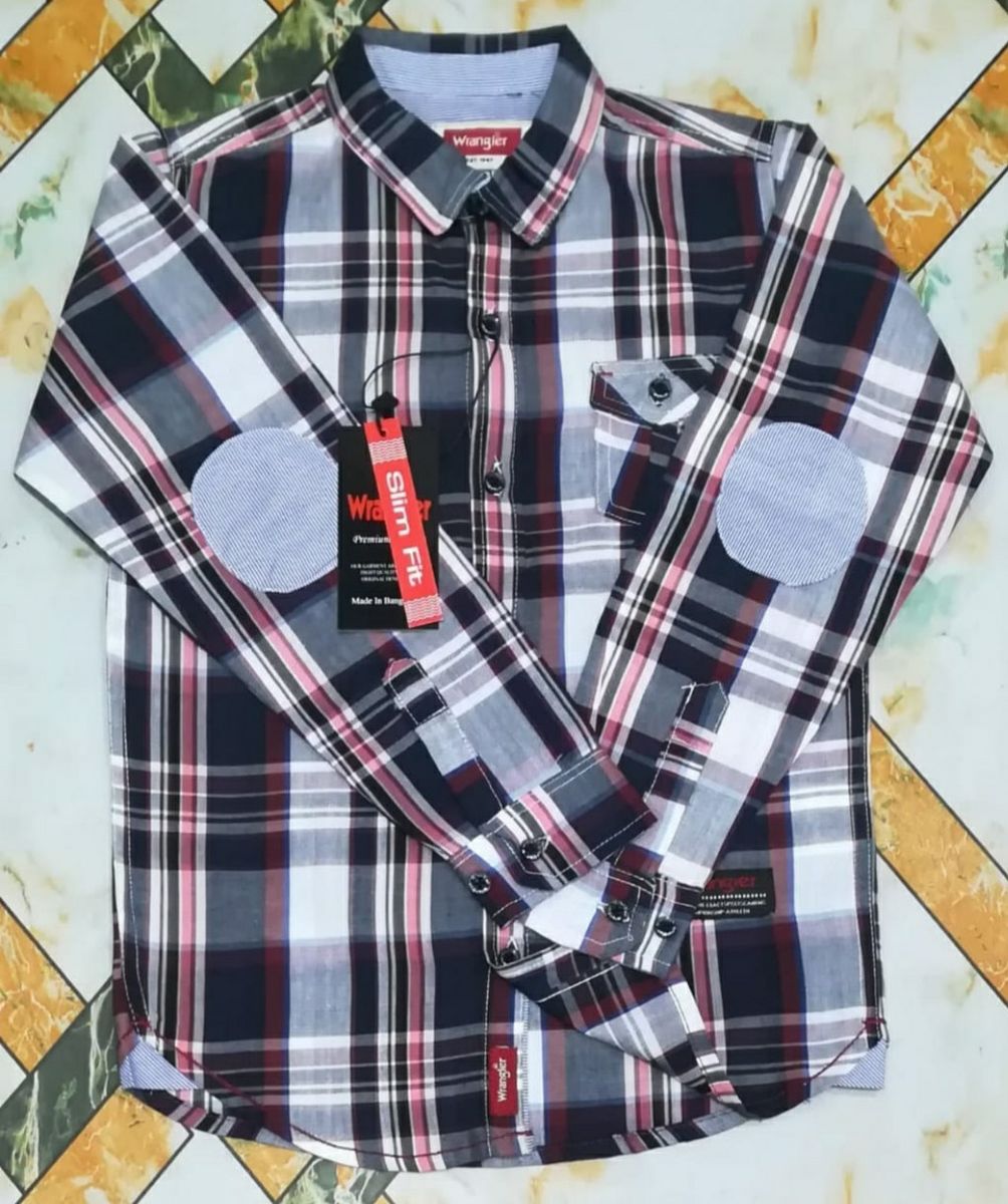 Boy's Long-sleeved Plaid Shirt(Sizes Runs Small, Order 2 Or 3 Sizes Up)
