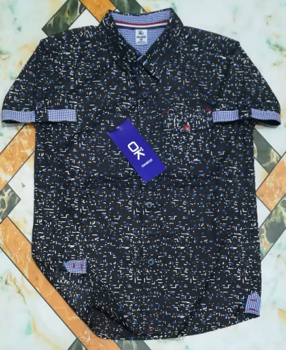Boy's Quality Shortsleeve Shirt ( Sizes Runs Small Order 2 Or 3 Sizes Bigger))