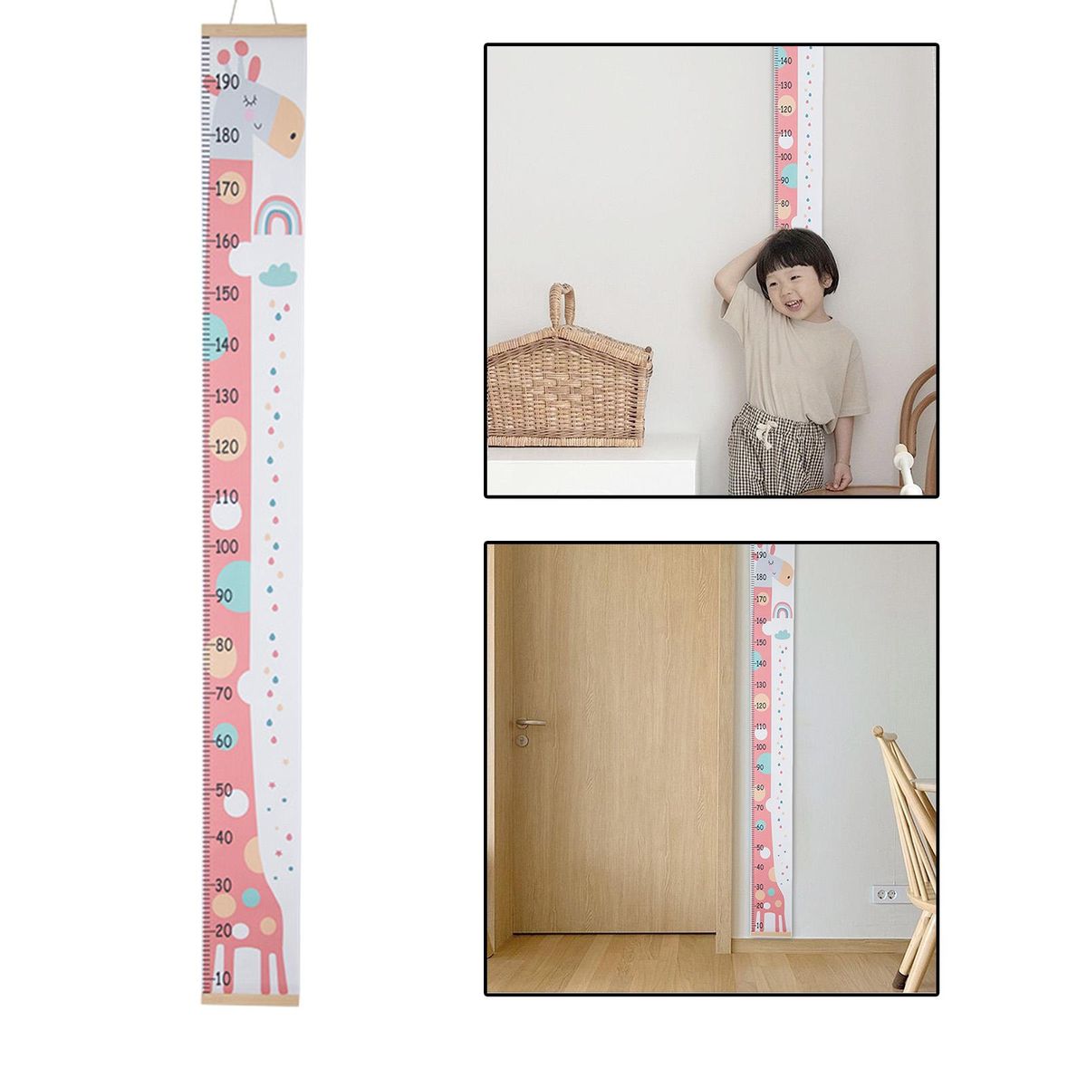 Baby Growth Chart Hanging Kids Height Measuring Ruler For Giraffe