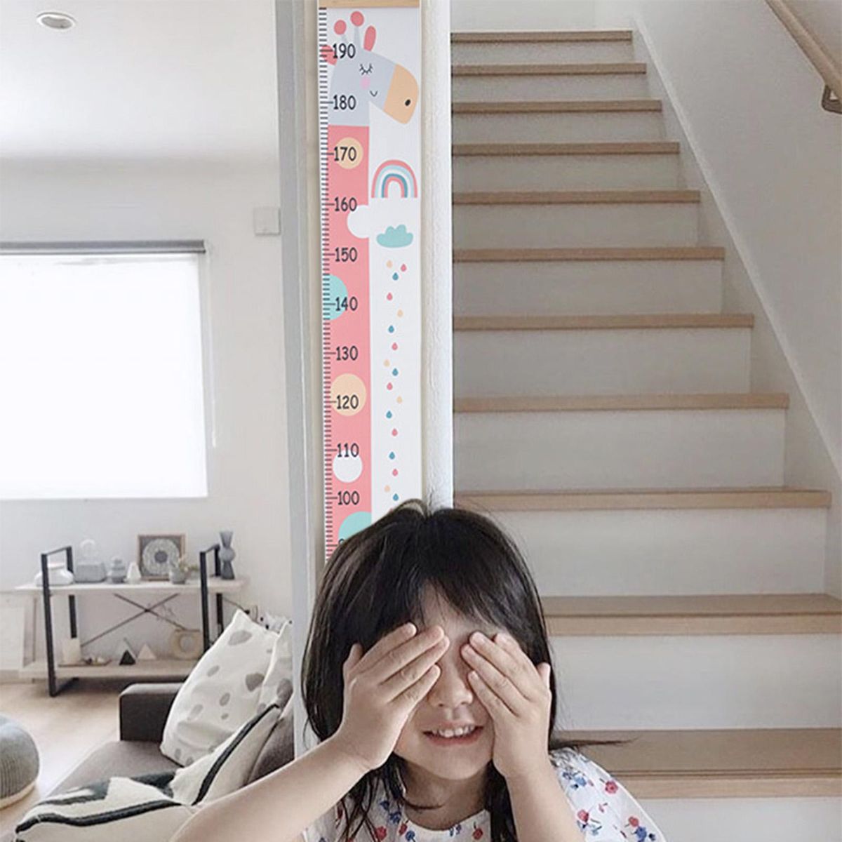 Baby Growth Chart Hanging Kids Height Measuring Ruler For Giraffe