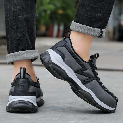 Mens Work Safety Steel Toe Slip-on Light Puncture-proof Shoe
