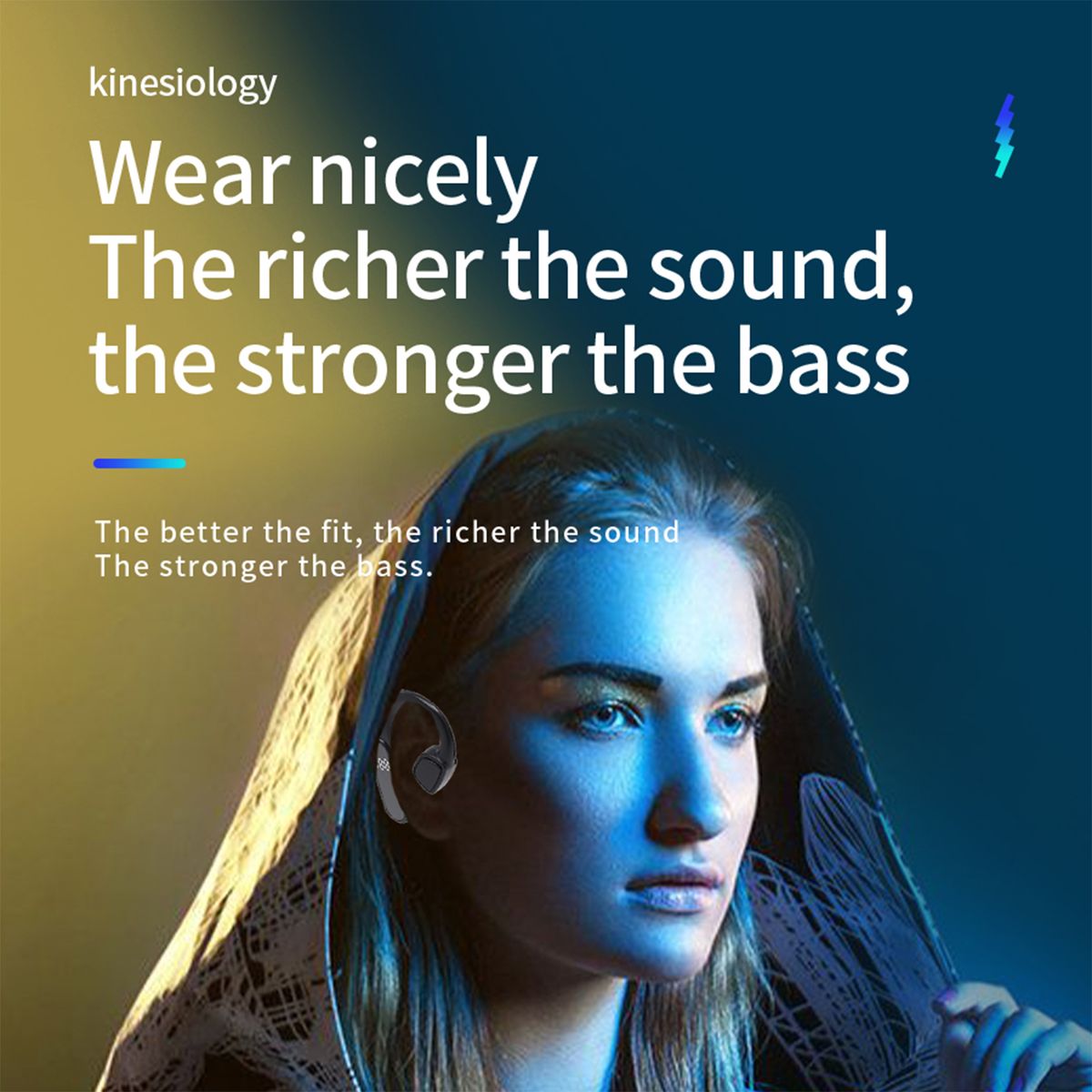Wirelessly Stereo BT Earphones Intelligent Noise Reduction