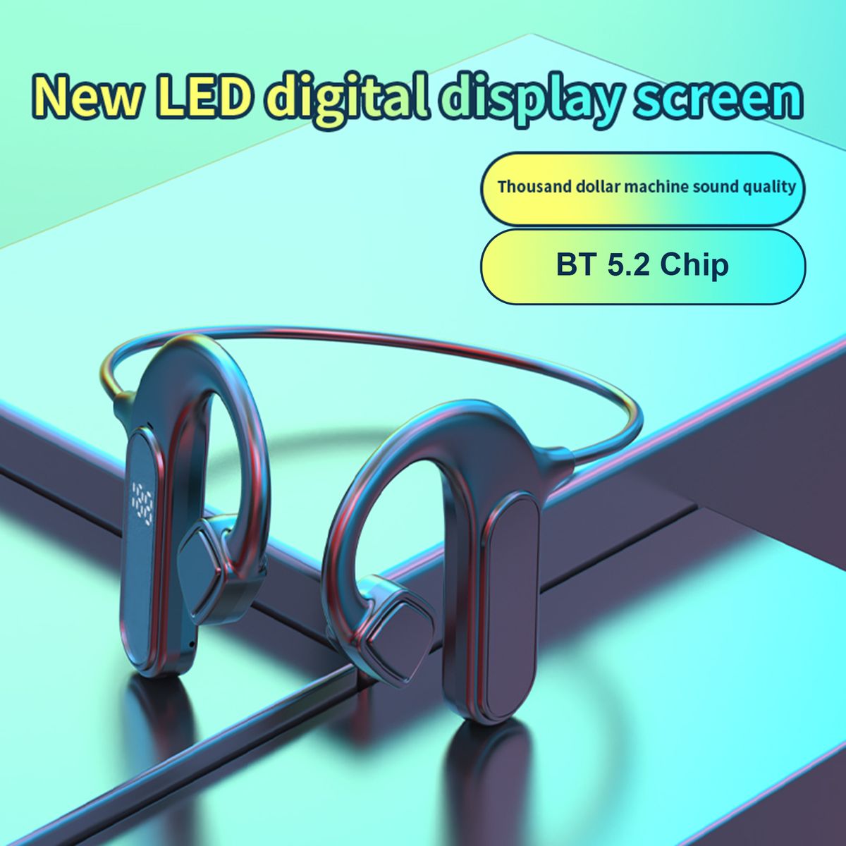 Wirelessly Stereo BT Earphones Intelligent Noise Reduction