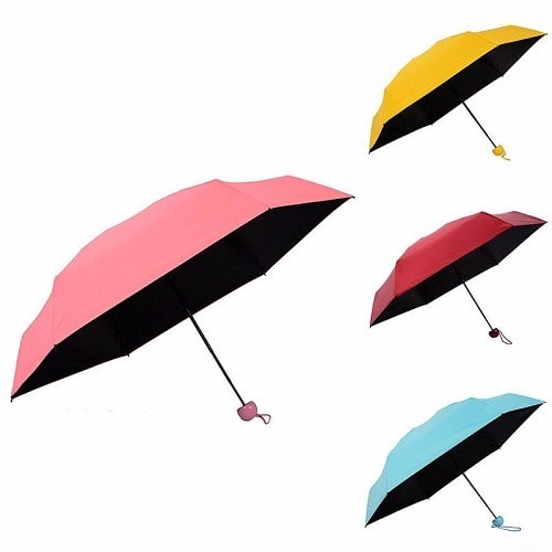 Polyester Uv Coated Pocket Umbrella - 4 Pcs