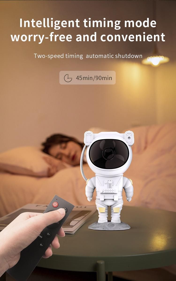 Creative Astronaut Projector USB Table Lamp-Recharging Type