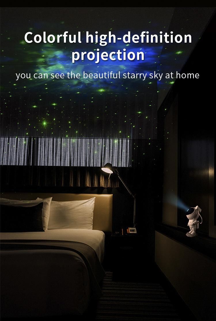 Creative Astronaut Projector USB Table Lamp-Recharging Type