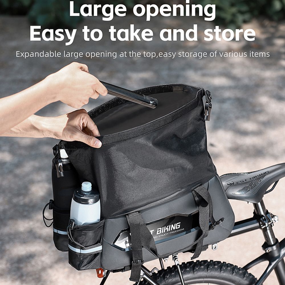 Expandable Bike Rear Seats Bag Bicycle Riding Storage Bag