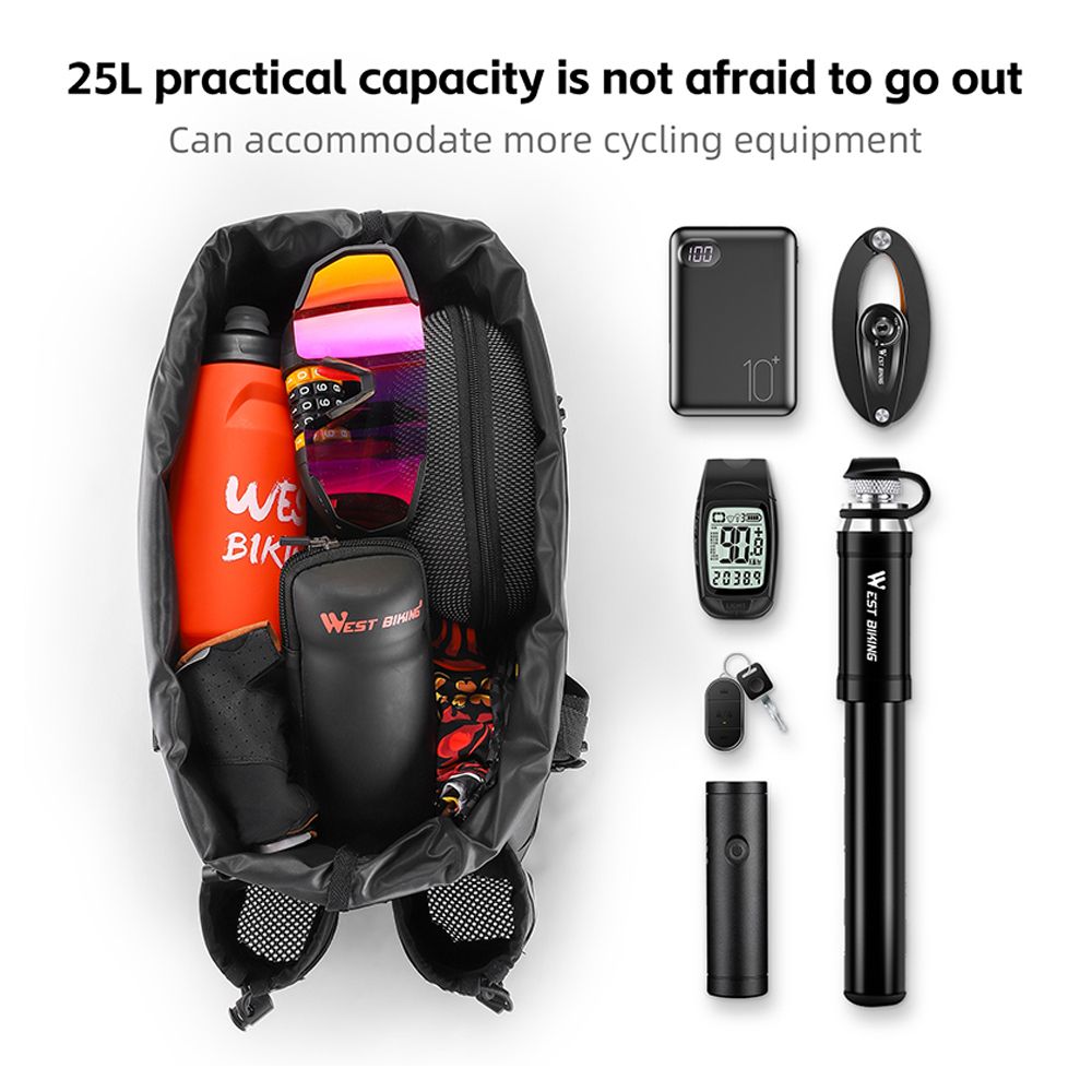 Expandable Bike Rear Seats Bag Bicycle Riding Storage Bag