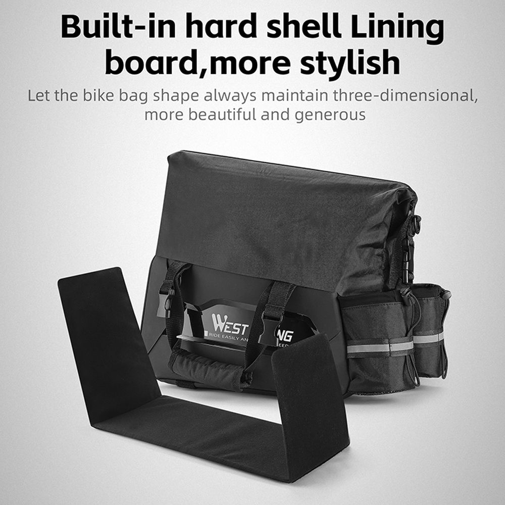 Expandable Bike Rear Seats Bag Bicycle Riding Storage Bag