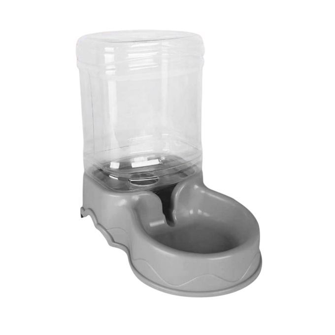 AUTOMATIC PETS WATER DISPENSER Puppy Dish Food Gray Water Feeder