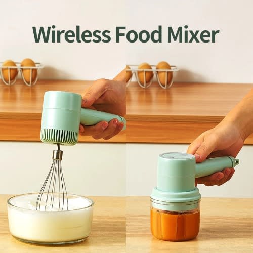Wireless 3 Speed 3 In 1 Mini Mixer