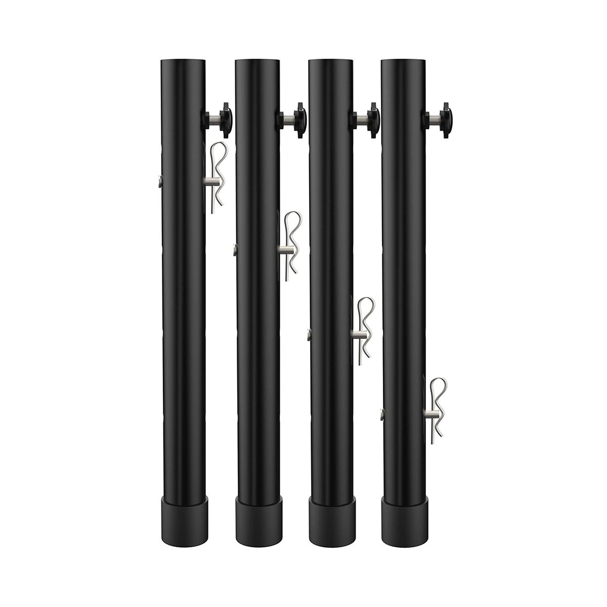 Table Leg Extenders for Folding Tables StraightBent Leg Folding Table Leg Extensions Heights Adjustable Risers - 4PCS