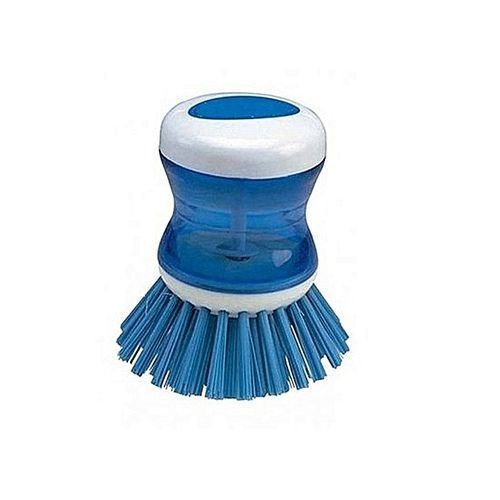 3Pcs  Colourful Cleaning Brush With Liquid Soap Apartement