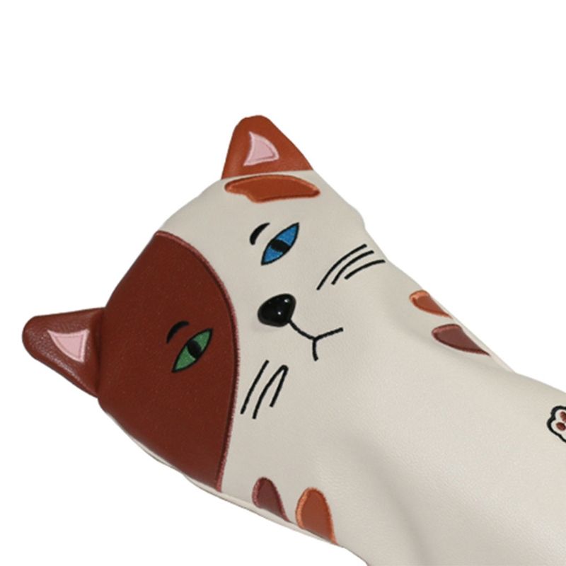 4 Pcs Cute Cartoon Cat Head Golf Headcovers Tee Sets Driver