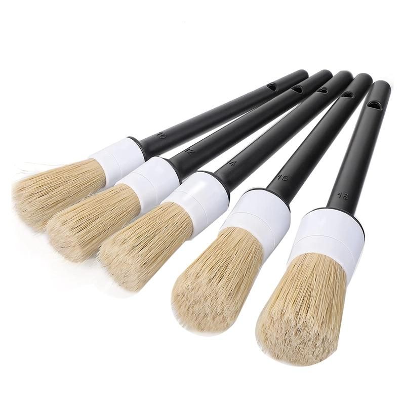 Car Exterior Interior Detail Brush 5Pcs Hair