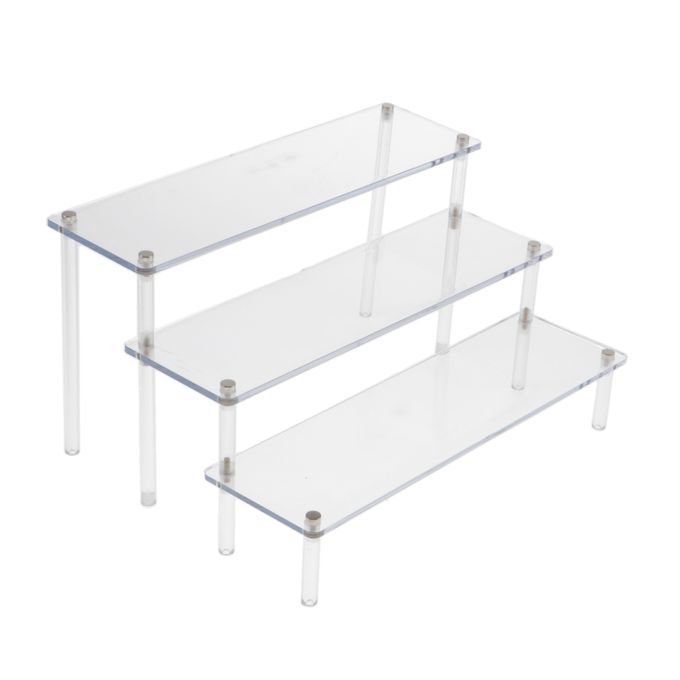 3Tier Acrylic Rack  Figure Model Desktop Storage Display Stand