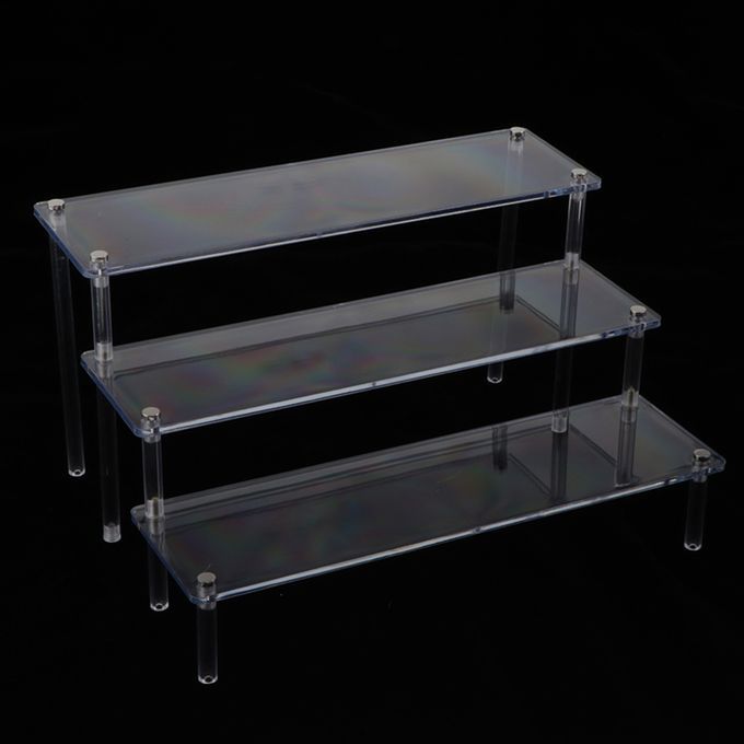 3Tier Acrylic Rack  Figure Model Desktop Storage Display Stand