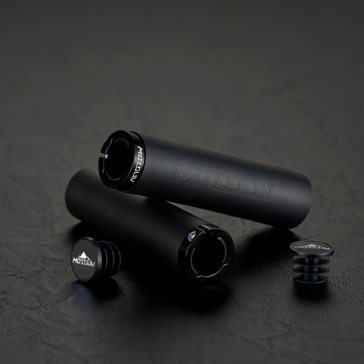 2Pcs Handlebar Cover Bicycle Right Left Handlebar Pad Black