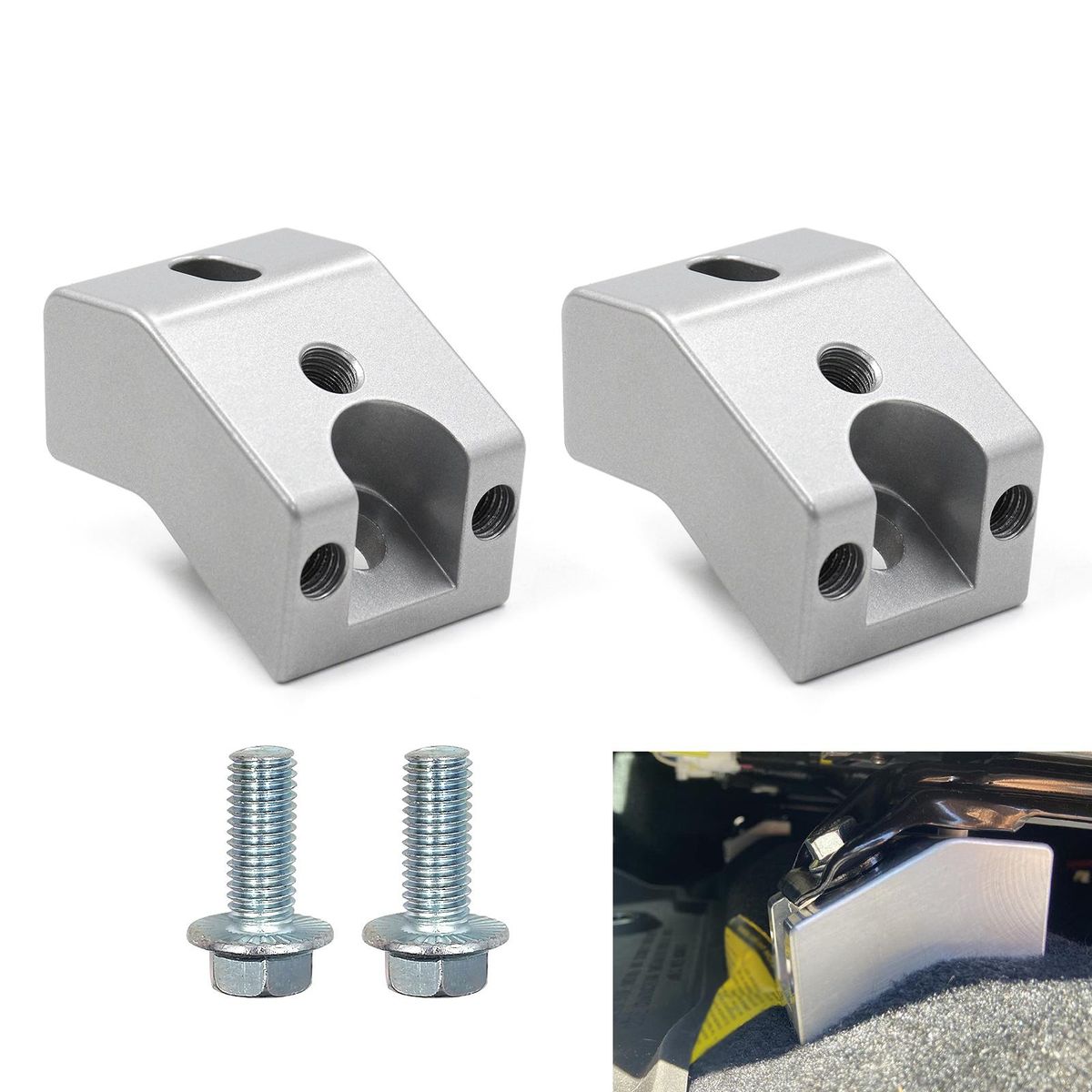 1.25inch Front Seat Spacers Jack Lift Kit Front Seat Recline Kit Aluminum Alloy Compatible with Select Models