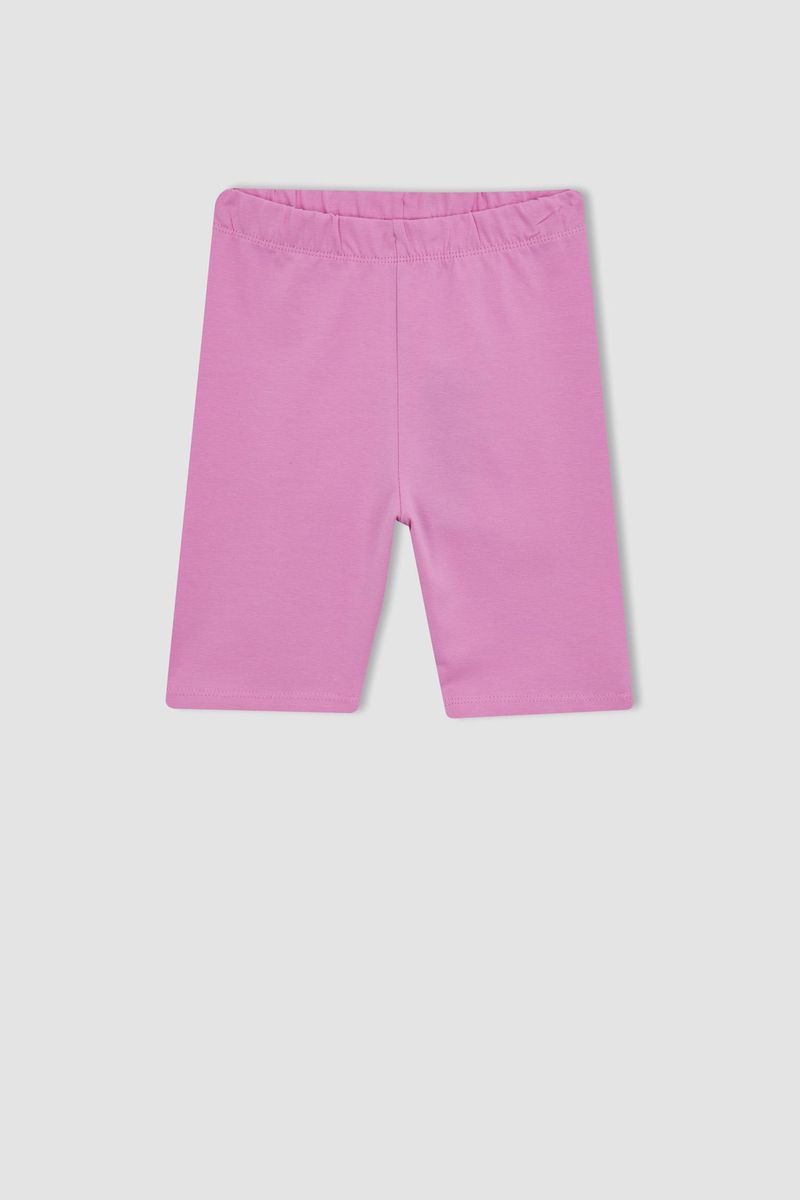Girl Casual Knitted Leggings - Pink