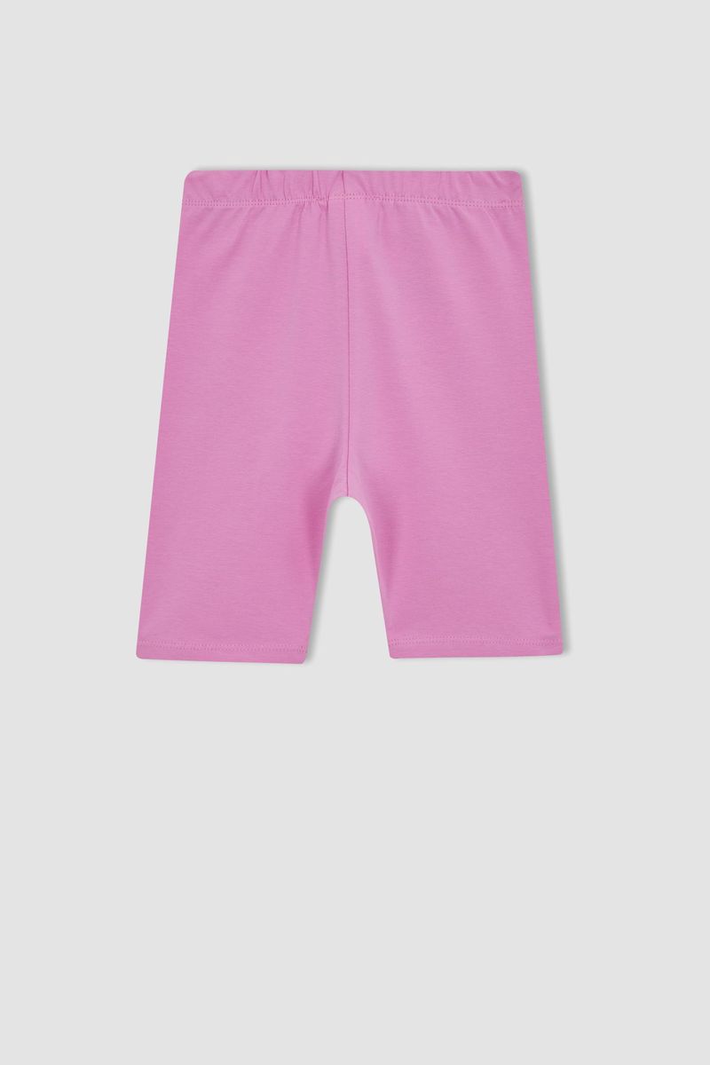 Girl Casual Knitted Leggings - Pink