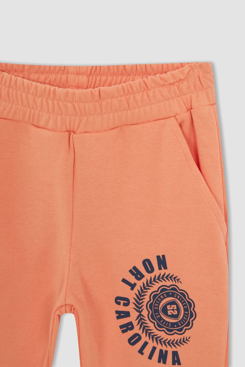 Girl - Regular Fit Knitted Bottom Trousers - Orange